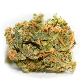 Dried bud from the Strawberry Diesel marijuana plant